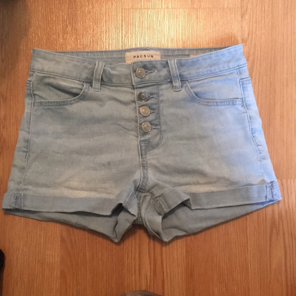 pacsun denim shorts